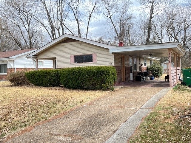 Exterior of 9938 Duke Drive